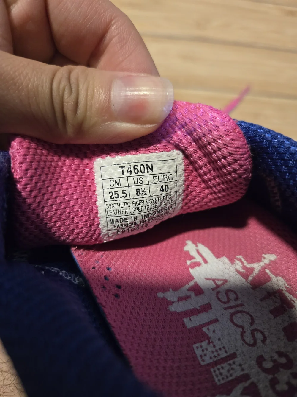 Women's Running Sneakers - White with Pink & Navy